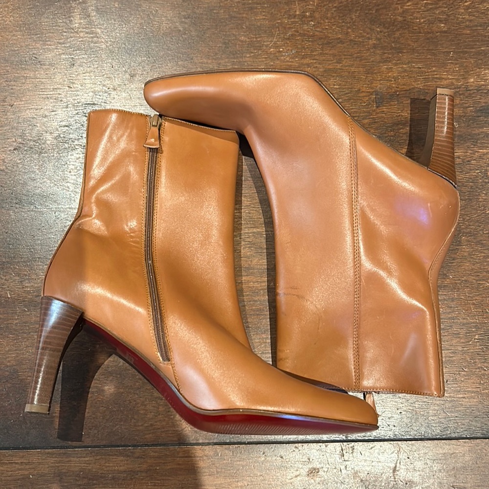 Ann Taylor Tan Leather Boots